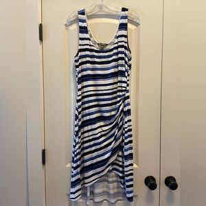 Tommy Bahama blue & white striped dress